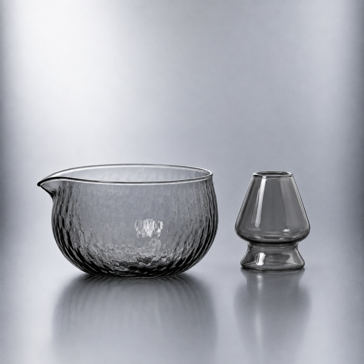 Glass Chawan & Naoshi set