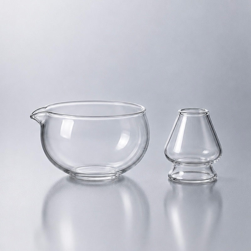 Glass Chawan & Naoshi set