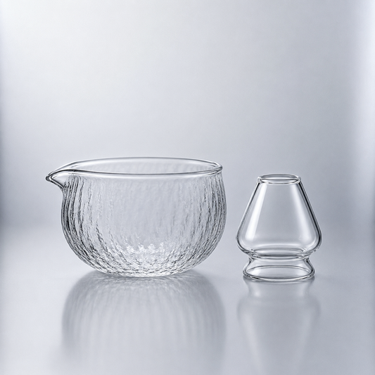 Glass Chawan & Naoshi set