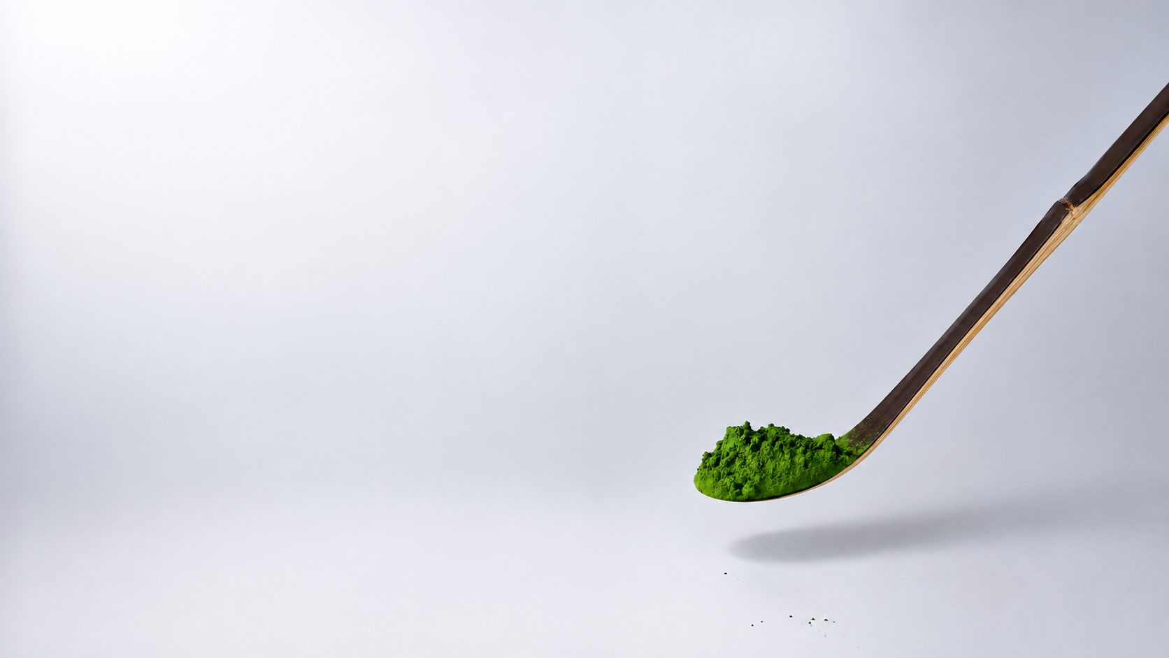 Bambusskje med grønn matcha